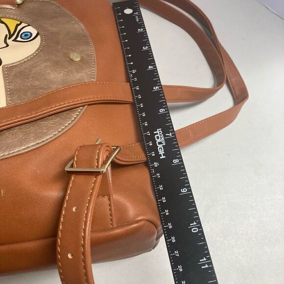 DANIELLE NICOLE Disney‎ Parks Tinkerbell Convertible Backpack Handbag Brown - Picture 5 of 12